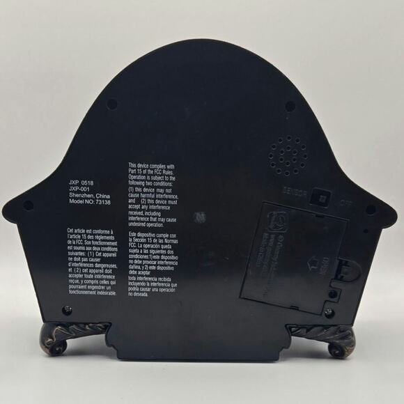 Gemmy Face Out Clock Halloween Screaming, Light Up Moving Tabletop - Picture 7 of 9